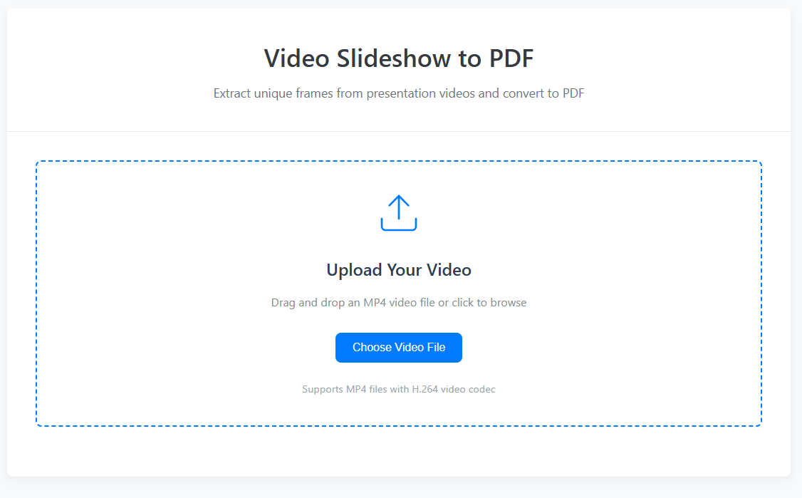 Cover image for 🎬 Slide Video to PDF 📑