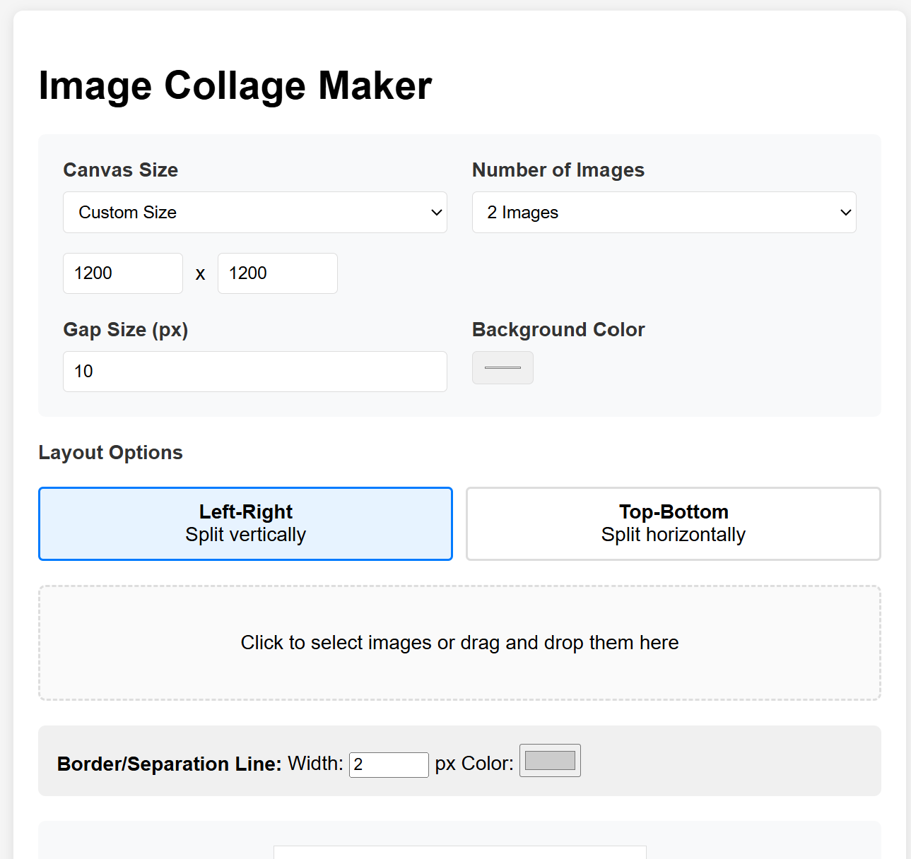 Cover image for 🏞️ Image Collage Maker 🔧