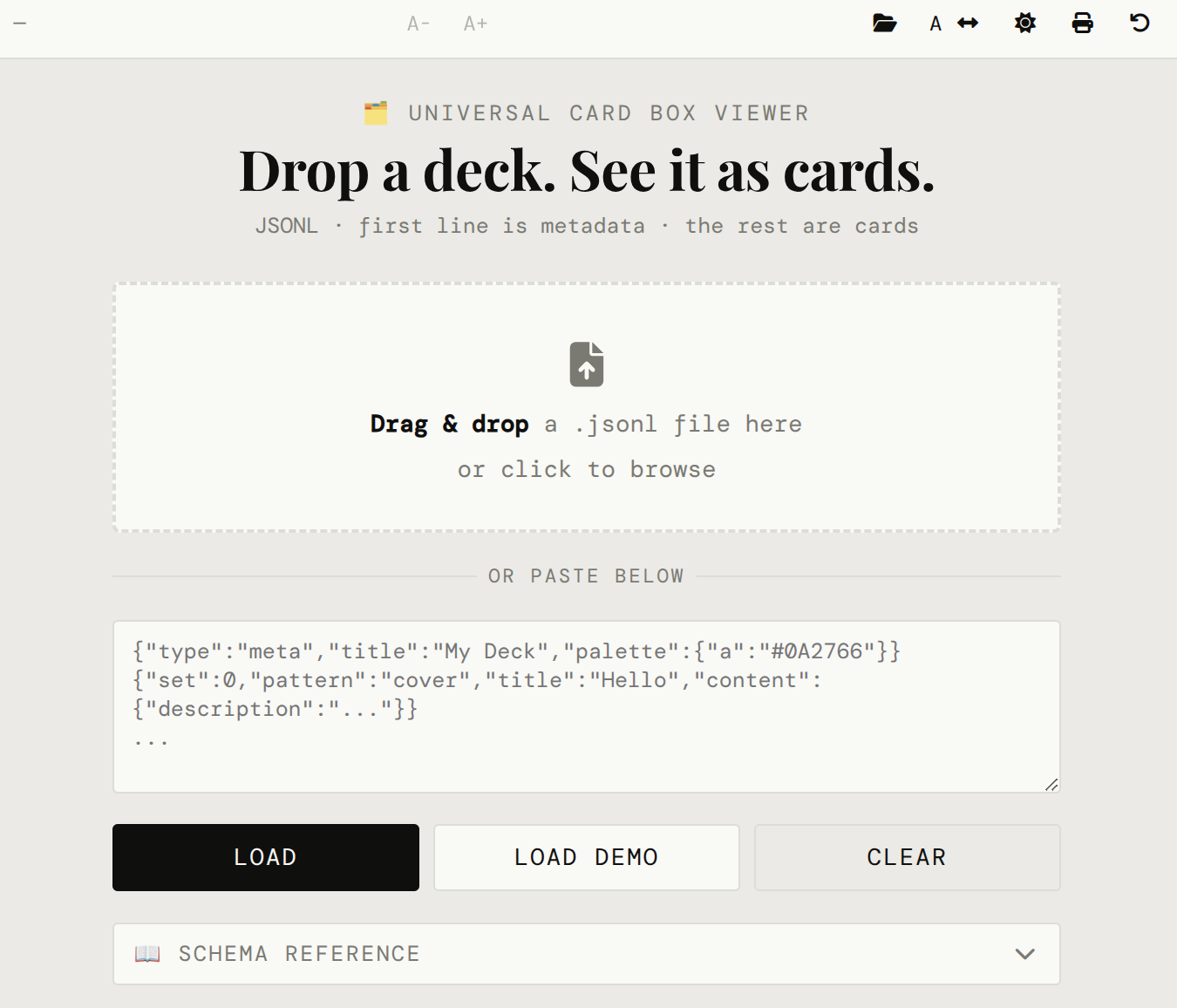 Cover image for Universal Card Box Viewer